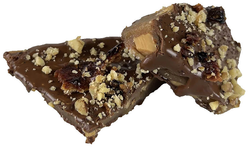 PureGoodies maple bacon espresso toffee, hand broken